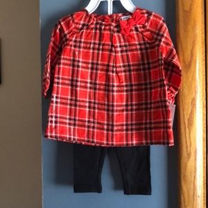 Red plaid Christmas Outfit